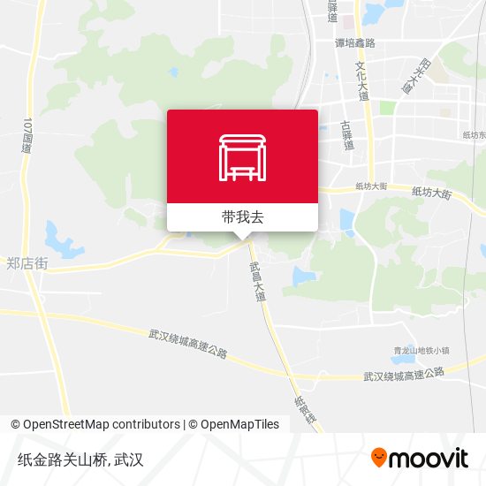 纸金路关山桥地图