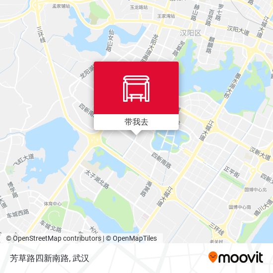 芳草路四新南路地图