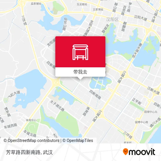 芳草路四新南路地图