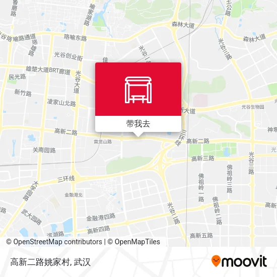 高新二路姚家村地图
