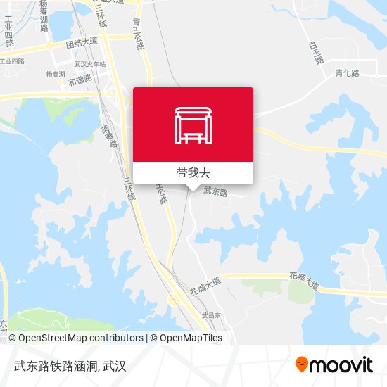 武东路铁路涵洞地图
