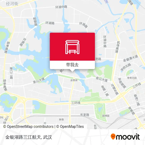 金银湖路三江航天地图