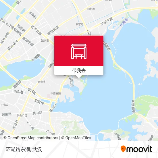 环湖路东湖地图