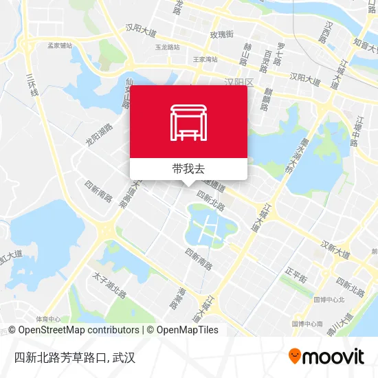 四新北路芳草路口地图