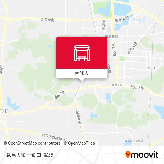 武昌大道一道口地图