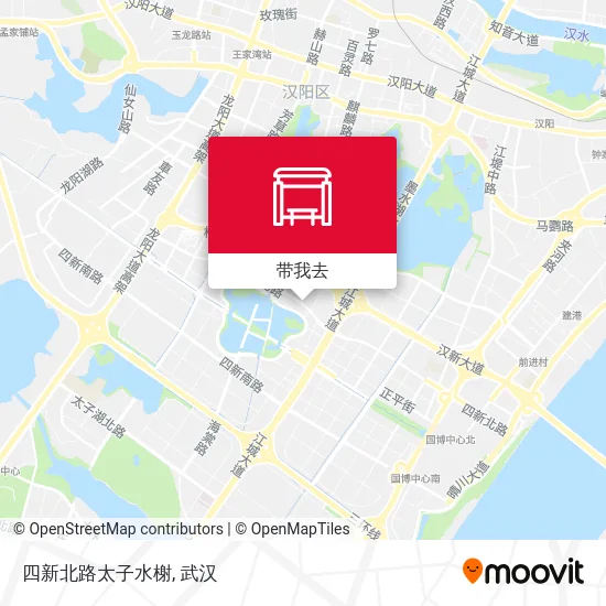 四新北路太子水榭地图