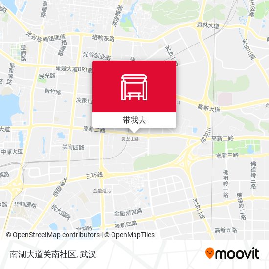 南湖大道关南社区地图