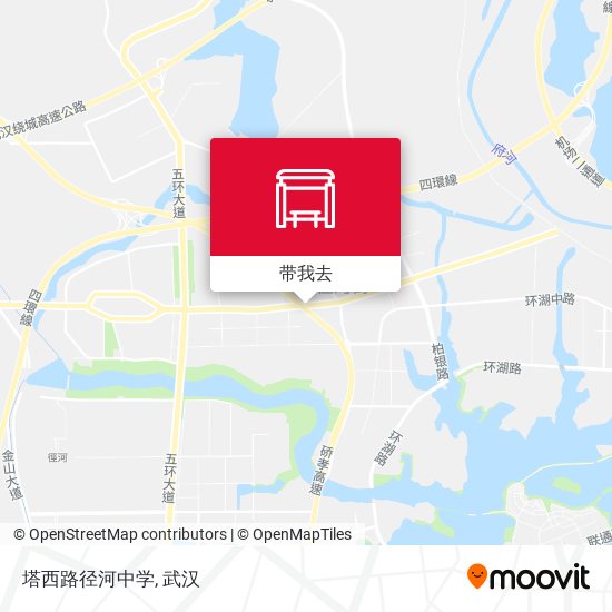 塔西路径河中学地图