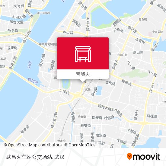 武昌火车站公交场站地图