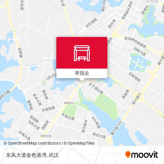 东风大道金色港湾地图