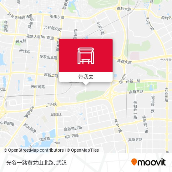 光谷一路黄龙山北路地图
