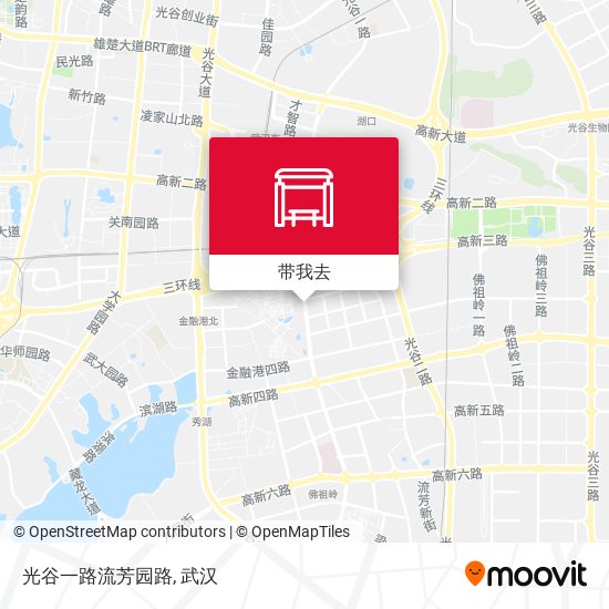 光谷一路流芳园路地图