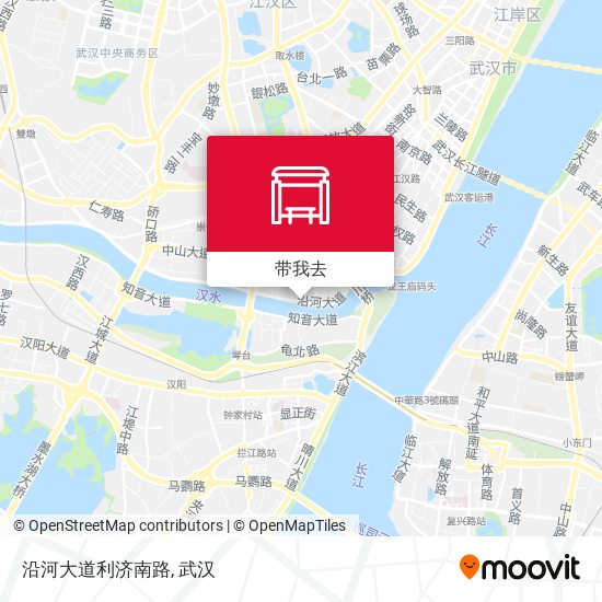 沿河大道利济南路地图