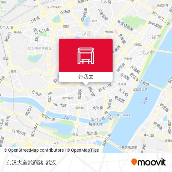 京汉大道武商路地图