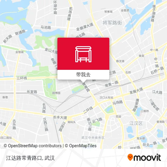 江达路常青路口地图