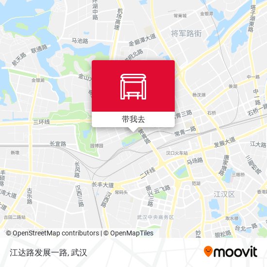 江达路发展一路地图