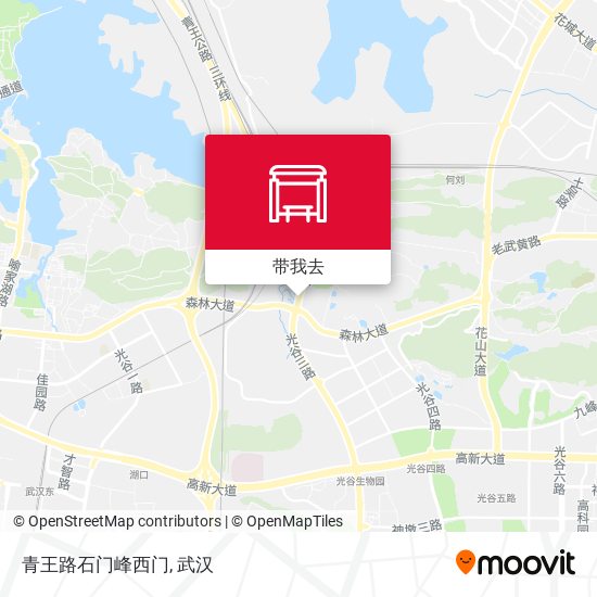 青王路石门峰西门地图