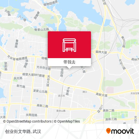 创业街文华路地图