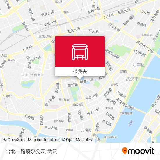 台北一路喷泉公园地图