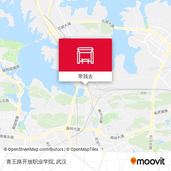 青王路开放职业学院地图