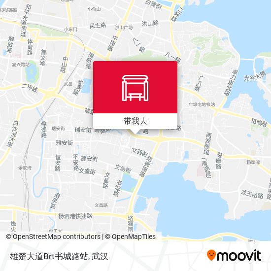 雄楚大道Brt书城路站地图