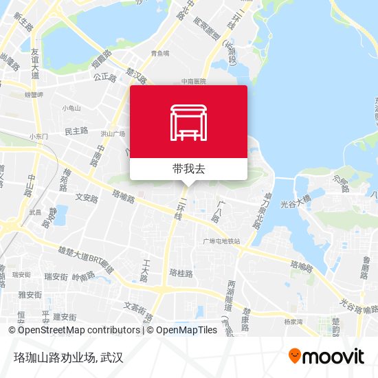 珞珈山路劝业场地图