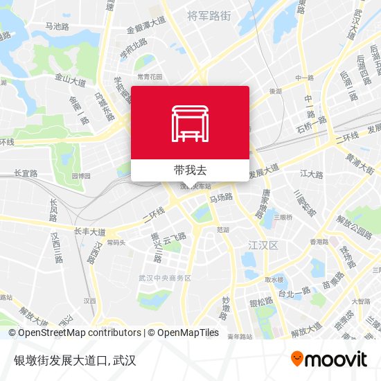 银墩街发展大道口地图