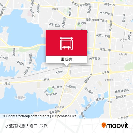 水蓝路民族大道口地图