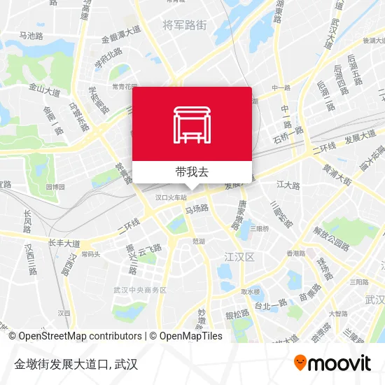 金墩街发展大道口地图