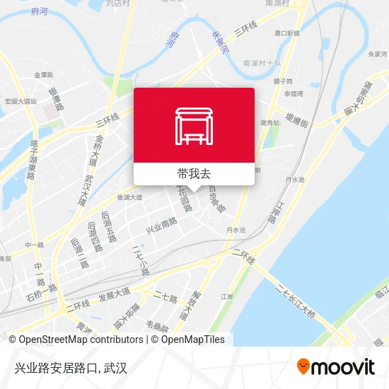 兴业路安居路口地图