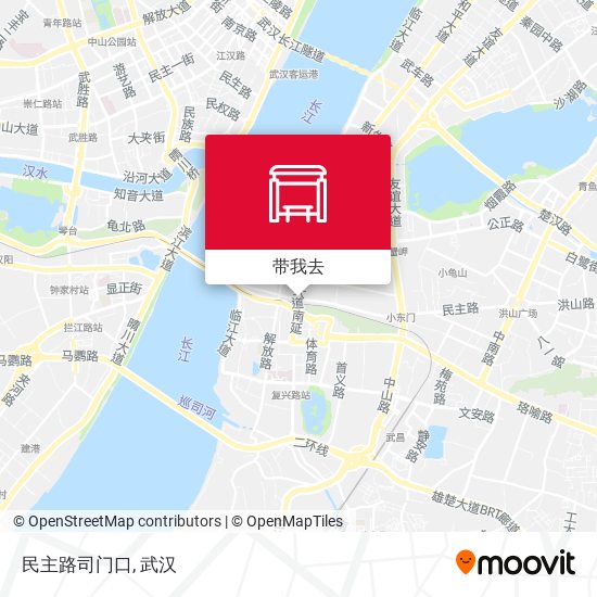 民主路司门口地图