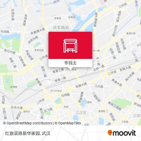 红旗渠路新华家园地图