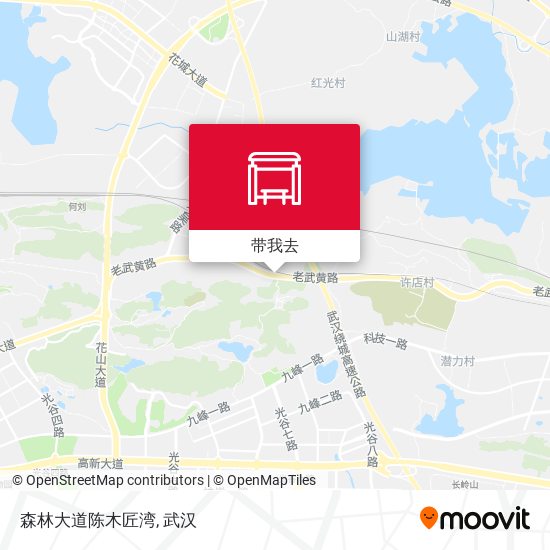 森林大道陈木匠湾地图