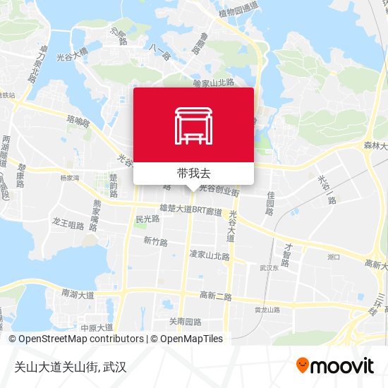 关山大道关山街地图