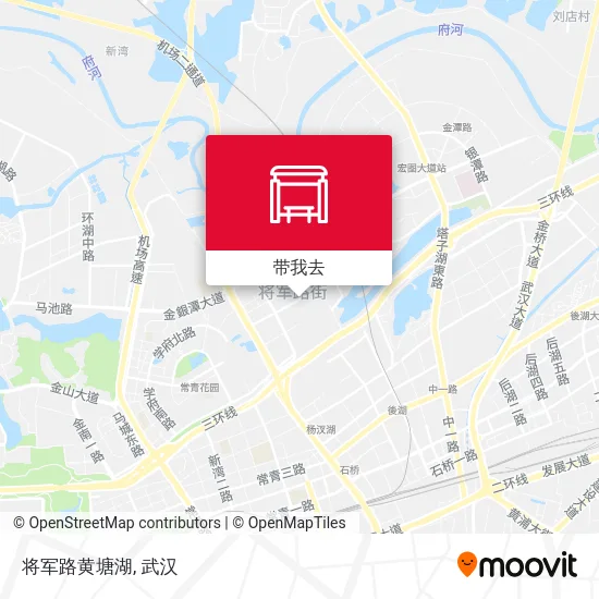 将军路黄塘湖地图