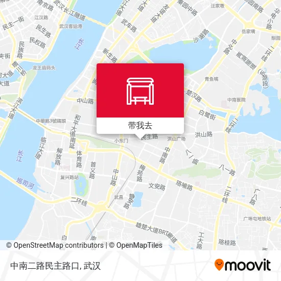 中南二路民主路口地图