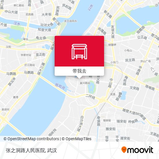 张之洞路人民医院地图