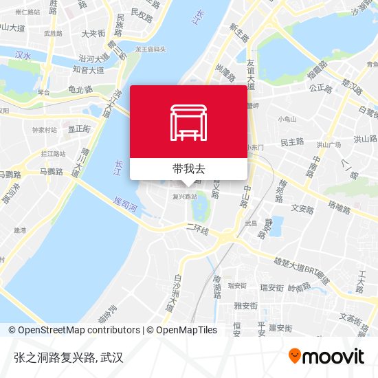 张之洞路复兴路地图