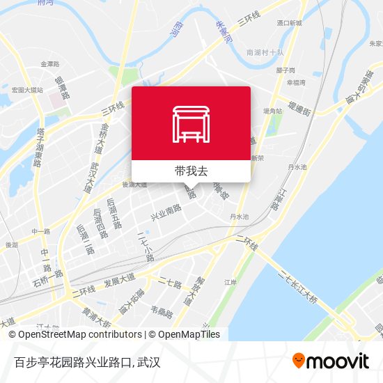 百步亭花园路兴业路口地图