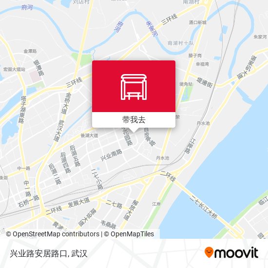 兴业路安居路口地图