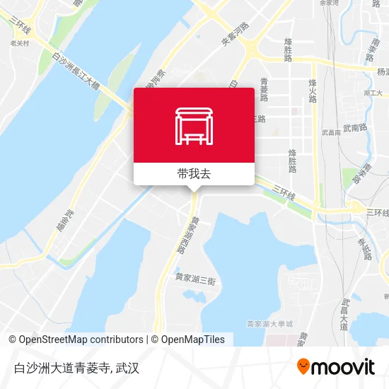 白沙洲大道青菱寺地图