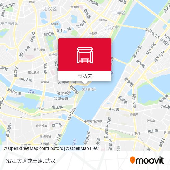 沿江大道龙王庙地图