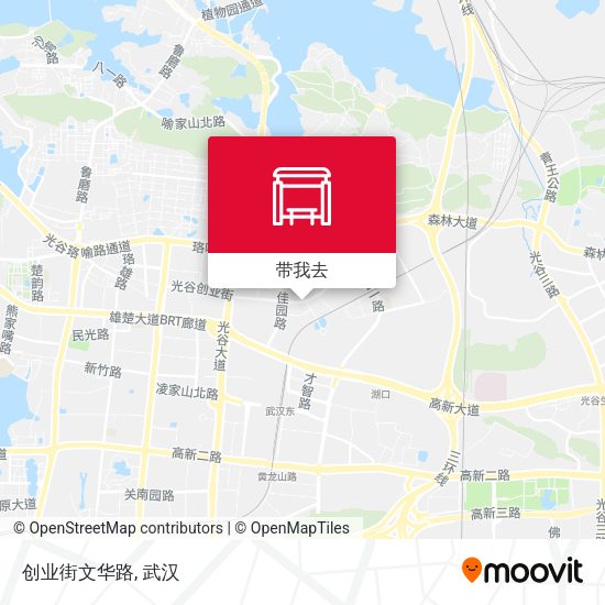 创业街文华路地图