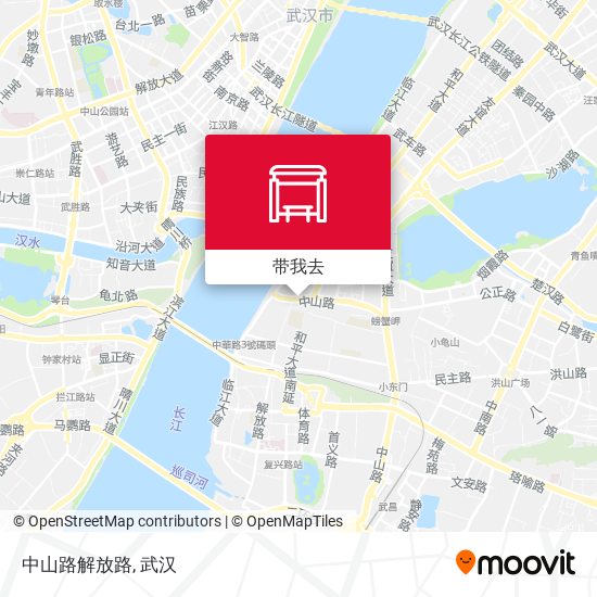 中山路解放路地图