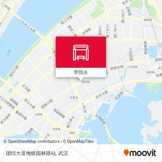 团结大道地铁园林路站地图