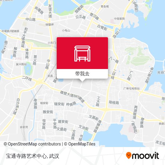 宝通寺路艺术中心地图