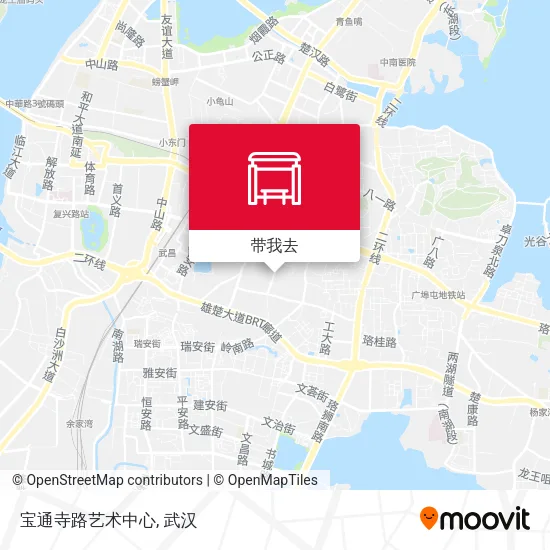 宝通寺路艺术中心地图