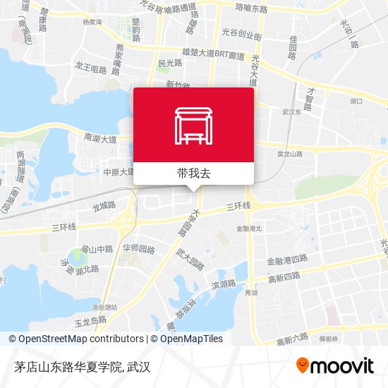 茅店山东路华夏学院地图