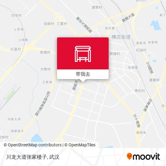 川龙大道张家楼子地图