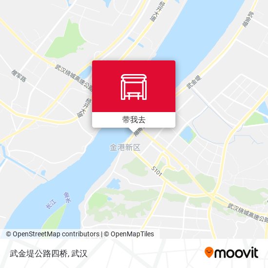 武金堤公路四桥地图